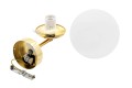 Kinkiet ścienny kula SATELITE PLUS złoty