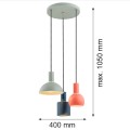 Lampa 3-punktowa SINES wielokolorowy
