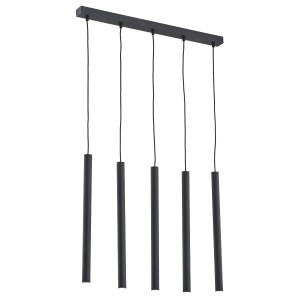 Lampa wisząca 5-punktowa ETNA PLUS czarny