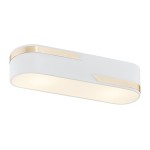 Plafon sufitowy 3-punktowy TONI biały/złoty