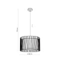 HARMONY BLACK LAMPA WISZĄCA 3