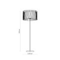 HARMONY BLACK LAMPA PODŁOGOWA 1