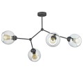 FAIRY LAMPA SUFITOWA 4 PŁ CZARNA