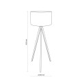 TREVISO BLACK LAMPA PODŁOGOWA 1 PŁ FSC 100%, SA-COC-006060