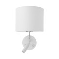RICHI WHITE /SILVER KINKIET 2 E27 + G9
