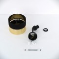 HILTON BLACK/GOLD KINKIET 1