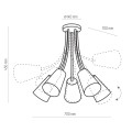 WIRE KIDS LAMPA SUFITOWA 5