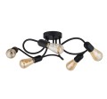 WAVE BLACK LAMPA SUFITOWA 5  E27