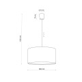 RONDO KIDS GREEN LAMPA WISZĄCA 1 PŁ