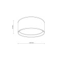 BILBAO BEIGE/GOLD LAMPA SUFITOWA 4  450