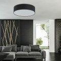 RONDO BLACK LAMPA SUFITOWA 4     500