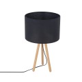 TOKYO BLACK LAMPKA NOCNA 1  SOSNA POSTARZANA