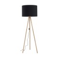 TOKYO BLACK LAMPA PODŁOGOWA 1  SOSNA POSTARZANA