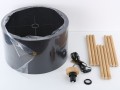 TOKYO BLACK LAMPA PODŁOGOWA 1  SOSNA POSTARZANA