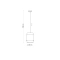 BOHO WHITE LAMPA WISZĄCA 1  200