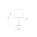 CHICAGO LINEN LAMPKA NOCNA 1