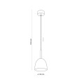 NORD WHITE LAMPA WISZĄCA 1