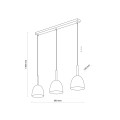 NORD WHITE LAMPA WISZĄCA 3