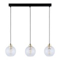 DEVON LAMPA WISZĄCA 3  LISTWA TRANSPARENT