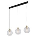 DEVON LAMPA WISZĄCA 3  LISTWA TRANSPARENT
