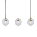 DEVON LAMPA WISZĄCA 3  LISTWA TRANSPARENT