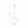 VENEZIA CHROM LAMPA WISZĄCA 1