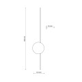 JAVA II BLACK KINKIET 1 LED