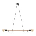 HELIX WOOD ORZECH LAMPA WISZACA 2