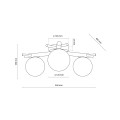 SHERON WHITE LAMPA SUFITOWA 3