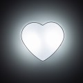 HEART WHITE LAMPA SUFITOWA 2