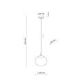 VIBE WHITE LAMPA WISZĄCA 1 200
