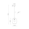 ELIO GRAPHITE LAMPA WISZACA 1