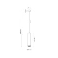 JET WHITE LAMPA WISZĄCA 1xGU10