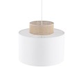 DUO WHITE JUTA LAMPA WISZĄCA 1