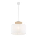DUO WHITE JUTA LAMPA WISZĄCA 1