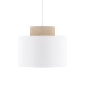 DUO WHITE JUTA LAMPA WISZĄCA 1