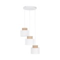DUO WHITE JUTA LAMPA WISZACA 3 KOŁO