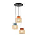 DUO JUTA MIX LAMPA WISZACA 3 KOŁO