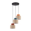 DUO JUTA MIX LAMPA WISZACA 3 KOŁO