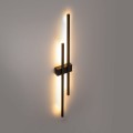 FLASH BLACK KINKIET 2 LED