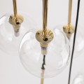 NILOS BLACK / GOLD LAMPA WISZĄCA 10
