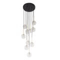 NILOS BLACK / GOLD LAMPA WISZĄCA 10