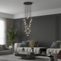 NILOS BLACK GOLD LAMPA WISZĄCA 17