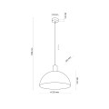 OSLO BROWN LAMPA WISZĄCA 1