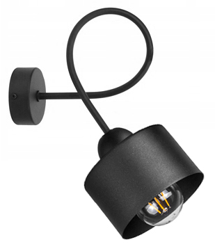 Kinkiet ścienny LOFT PĘTELKA z włącznikiem #079 