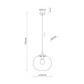 VIBE TOPAZ LAMPA WISZĄCA 1  350