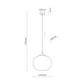 VIBE WHITE LAMPA WISZĄCA 1  350