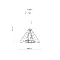ERIS WOOD LAMPA WISZĄCA 1 L