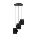 CALISTO BLACK LAMPA WISZĄCA 3  KOŁO
