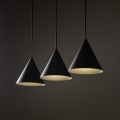 CONO BLACK LAMPA WISZĄCA S 3 LISTWA